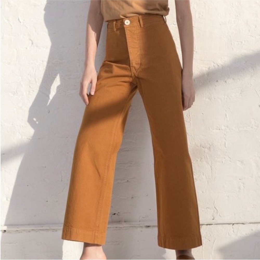 Jesse Kamm Brown Wide Leg Pants